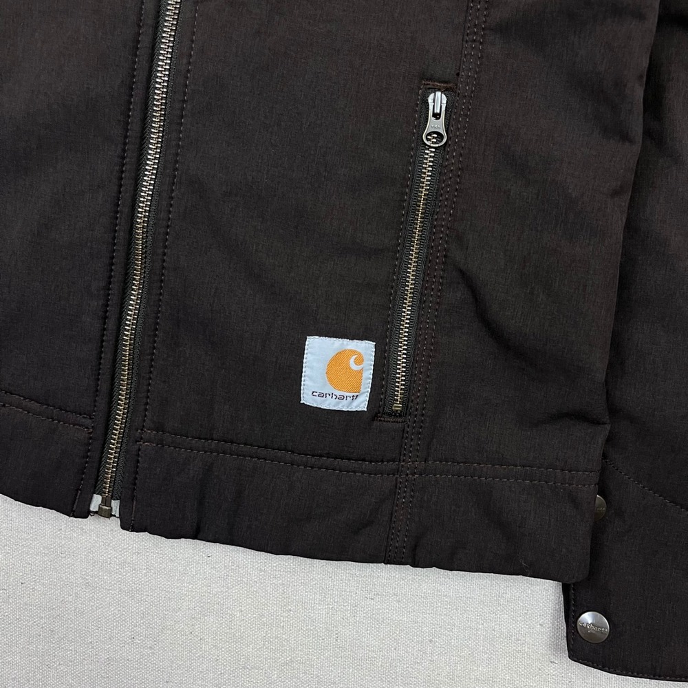 Women's Brown Hooded Jacket - Picture 4 of 8